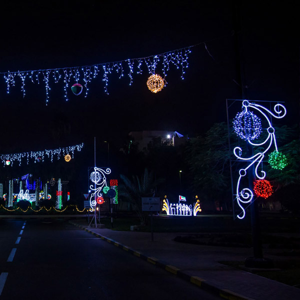 National Day Light Decoration - Street Light Decoration